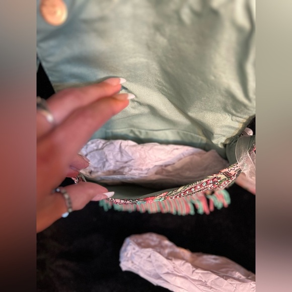 🩷MADE IN INDIA HANDMADE VIRAL Paisley Sling Bag🩷NWT - Picture 15 of 17